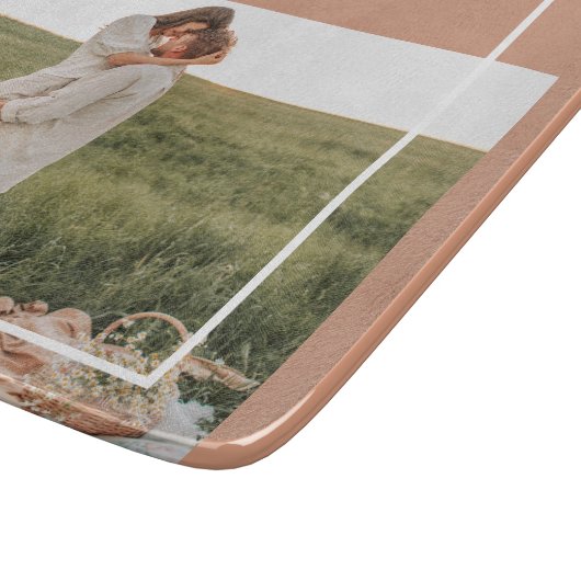 家族モダンの写真 |感謝賛美感謝 カッティングボード (角)