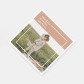 家族モダンの写真 |感謝賛美感謝 スタンダードランチョンナプキン (角)