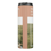 家族モダンの写真 |感謝賛美感謝 タンブラー (裏面)