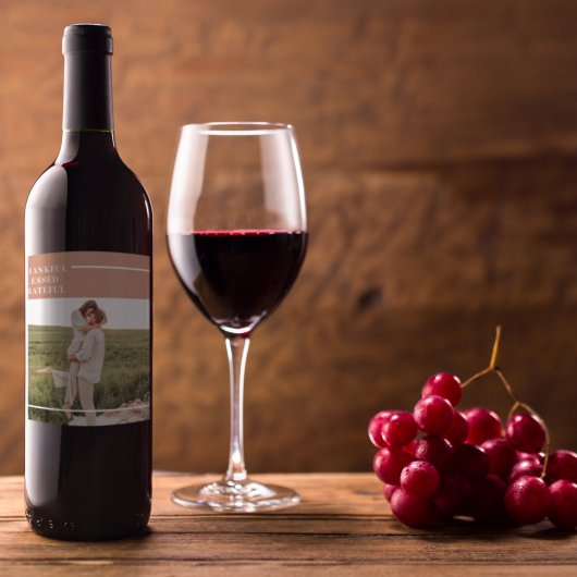 家族モダンの写真 |感謝賛美感謝 ワインラベル