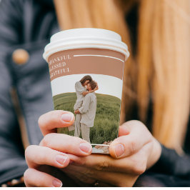 家族モダンの写真 |感謝賛美感謝 紙コップ