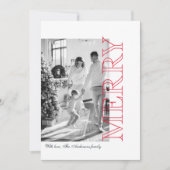 家族モダンの写真 | Red Merry Christmas (正面)