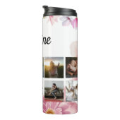 家族モダンの母親の写真コラージュ タンブラー (回転右)