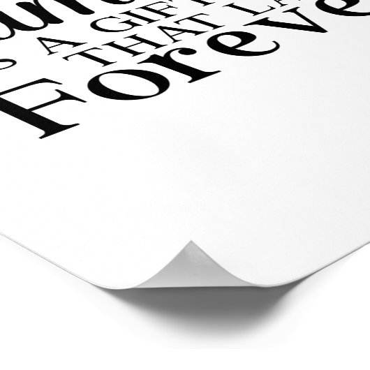 家族モダンはギフト引用文タイポグラフィ ポスター (角)