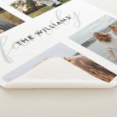 家族モダンエレガント4写真 シェルパブランケット (3/4)