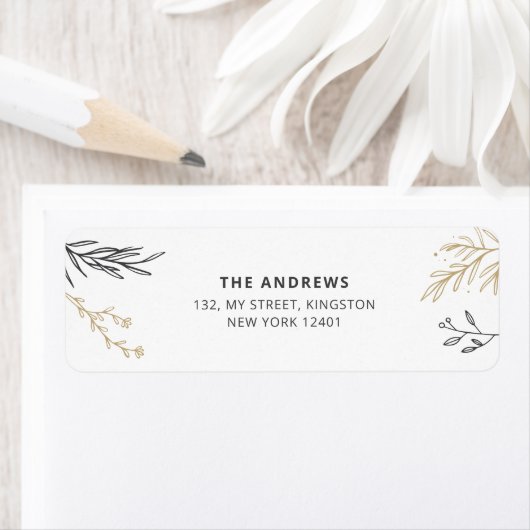 家族モダンコラージュ写真クリスマスタイポグラフィ ラベル (インサイチュ)