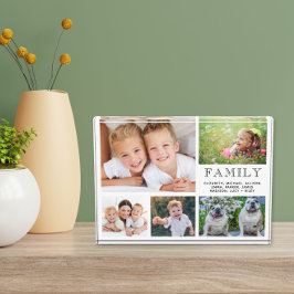 家族モダンコラージュ フォトブロック