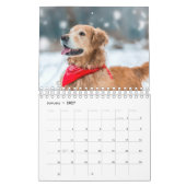 家族モダンシンプルのパーソナライズされた写真2026 カレンダー (1月 2027)