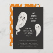 家族モダンハローウィンパーティ シーズンカード (正面/裏面)