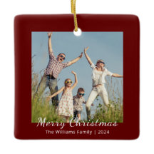 家族モダンフェスティバルクリスマスフォト