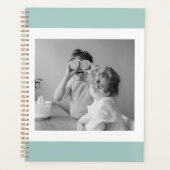 家族モダンフォトミントシンプルラブギフト プランナー手帳 (正面)