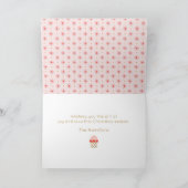 家族モダンメリークリスマスフォトカード カード (内部)