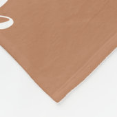 家族モダンモノグラム3フォトコラージュ フリースブランケット (角)