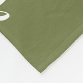 家族モダンモノグラム3フォトコラージュ フリースブランケット (角)