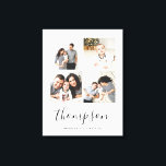 家族モダンモノグラム4フォトコラージュ キャンバスプリント<br><div class="desc">おカスタム客様の家族の写真とパーソナライズされたモノグラムでラップされたキャンバスの壁アートを印刷。4平方Instagram写真の宇宙とカスタムあなたの家族の名前モノグラムまたはその他の文字を追加。デザインツールを使用して、文字を追加したり、背景色を変更したり、写真のフォントや色を編集して、種類のデザインを作成すユニークる。写真カスタムキャンバスのプリント素晴らしは家族や友人のための贈り物！</div>