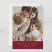 家族モダン休日カスタムカード シーズンカード (正面)