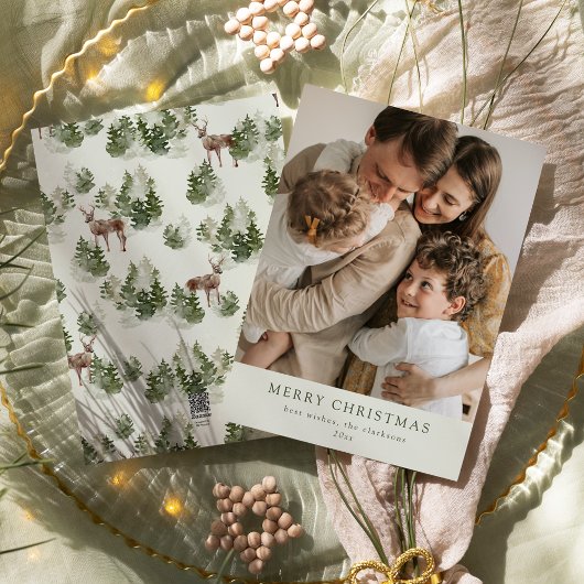 家族モダン休日カスタムカード シーズンカード