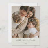 家族モダン休日カスタムカード シーズンカード (正面)