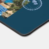 家族モダン休暇フォトコラージュ デスクマット (コーナー)