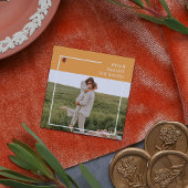 家族モダン写真と幸せな感謝祭の日の贈り物 フェイバータグ