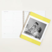家族モダン写真イエローシンプルラブリーギフト プランナー手帳 (ディスプレー)