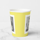 家族モダン写真イエローシンプルラブリーギフト 紙コップ (右)