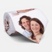 家族モダン写真カスタムパーソナライズされた ネクタイ (ロール)