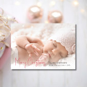 家族モダン写真クリスマス シーズンカード