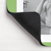 家族モダン写真グリーンシンプルラブリーギフト マウスパッド (コーナー)