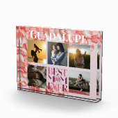 家族モダン写真コラージュ最高のママ・エバフローラ フォトブロック (右)