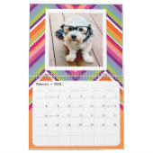 家族モダン写真コラージュ17 -トレンディーパターン カレンダー (2月 2026)