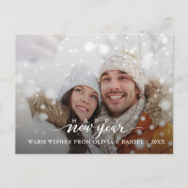 家族モダン写真書道 ポストカード