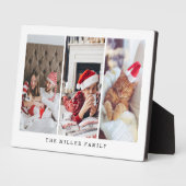 家族モダン写真記念コラージプラーク フォトプラーク (側面)