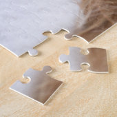 家族モダン写真記念 ジグソーパズル (側面)