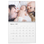 家族モダン写真2025 カレンダー (2月 2027)