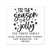 家族モダン名のすてき差出人住所