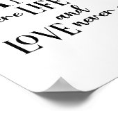 家族モダン引用文タイポグラフィ ポスター (角)