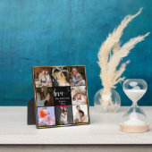 家族モダン愛はっきりした8写真バレンタインデー フォトプラーク (インサイチュ)