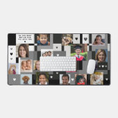 家族モダン18写真愛あなたボーナ最高のスパパ デスクマット (キーボード&マウス)