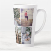 家族モダン6フォトコラージホリデー カフェラテマグ (右)