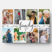 家族モダン8写真記念 フォトプラーク (正面)