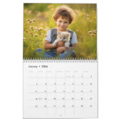 家族モノグラム名写真 カレンダー (1月 2026)