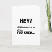 家族ユニークへの妊娠告知カード カード (正面)