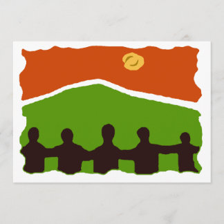 家族ライン懇親会の招待状 招待状