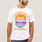 家族リユニオンTシャツ オーダーメイド Tシャツ (正面)