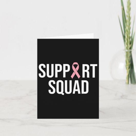 家族乳がん認識度ピンクリボン支持 カード (正面)