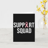 家族乳がん認識度ピンクリボン支持 カード (黄色い花)