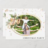 *~*家族企業の。クリスマスパーティー写真AP20 招待状 (正面/裏面)