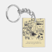 家族休暇 キーホルダー (正面左)