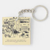 家族休暇 キーホルダー (裏面)